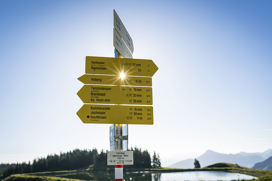 auf dem weg zur Tanbodenalm, immer leicht erreichbar